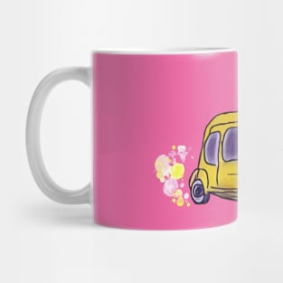 Cartoon Car (Fiat 600) Mug